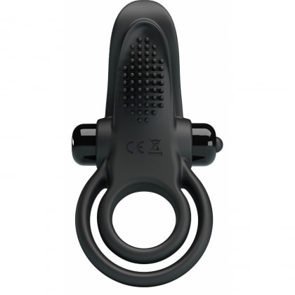 Pretty Love Vibrant Penis Ring Negru 4