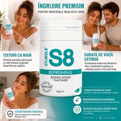 Pudră Îngrijire Jucării Sexuale S8 Renewal Powder 60g 2