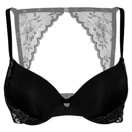 Sutien Daring Intimates Push-up Lace Racerback Negru S