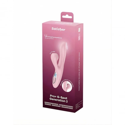 Satisfyer Rabbit Pro Punctul G, 10 Vibrații și 11 Presiuni Roz 4