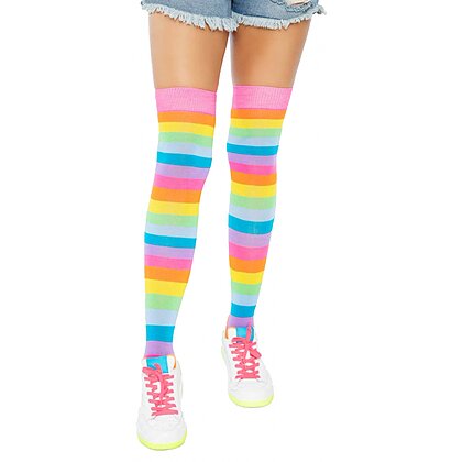 Dresuri Leg Avenue Rainbow Over The Knee Multicolor XS-L