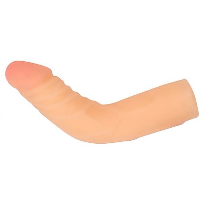 Dildo Realistic White Flexible Spine 19cm 2