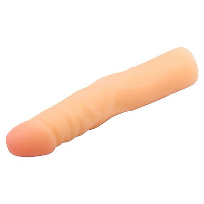 Dildo Realistic White Flexible Spine 19cm 5