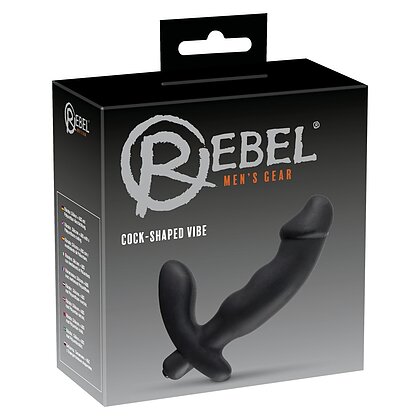 Stimulator Prostată Rebel Penis-Shaped Negru 5