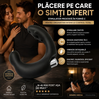 Rebel Prostate Stimulator Negru Silicon 7