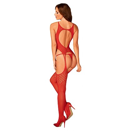 Catsuit Obsessive N122 Roșu XL-2XL 2