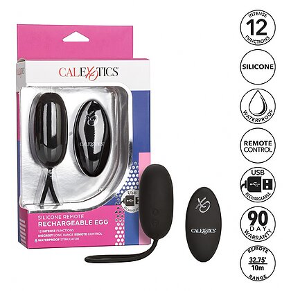Remote Rechargeable Egg Negru 8
