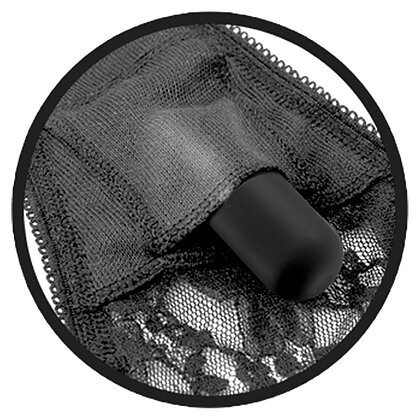Chiloți Vibratori Fetish Fantasy Series Negru 3