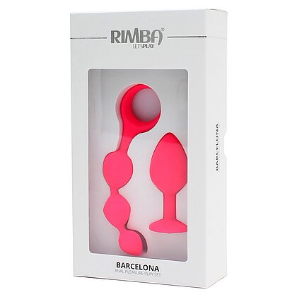 Kit Jucării Anale Barcelona Roz 4