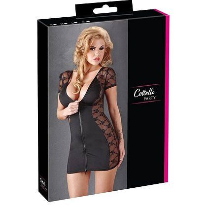 Rochie Cottelli Collection Mini Dress With Zip Negru M 6