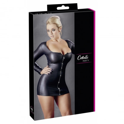 Rochie Cottelli Collection Sparkly Zip Negru S 5