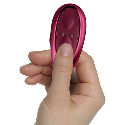 Rocks-Off Ruby Glow Blush — 2 Motoare, USB Reîncărcabil Vişiniu 6