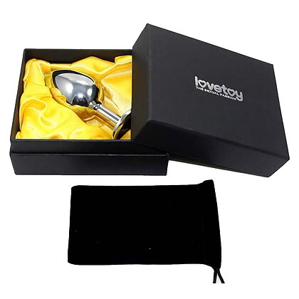 Anal Plug Rosebud Classic Metal Argintiu 2