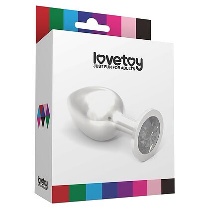 Rosebud Plug Metal L cu Bijuterie Fuchsia Lovetoy Argintiu 2