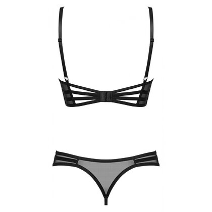Set Obsessive Roxelia Decupat Negru XL-2XL 4