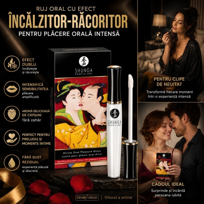 Ruj Divine Oral Pleasure Gloss 10ml 4