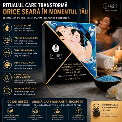 Sare de Baie Shunga Crystal cu Aromă Oceanică 75g 2
