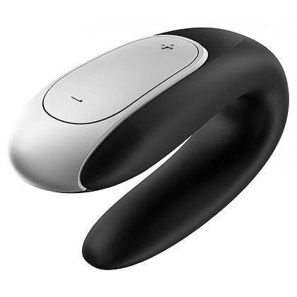Vibrator Satisfyer Double Fun pentru Cuplu Negru 2