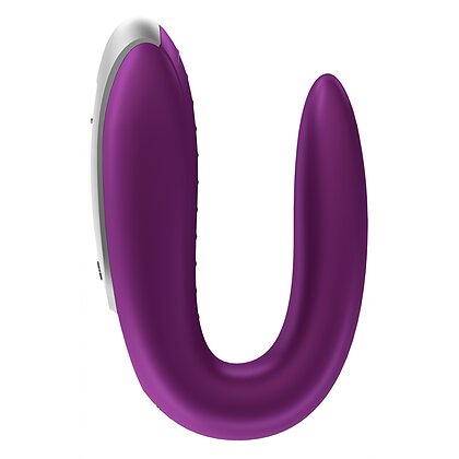 Vibrator Smart Satisfyer Double Fun pentru Cupluri Mov 4
