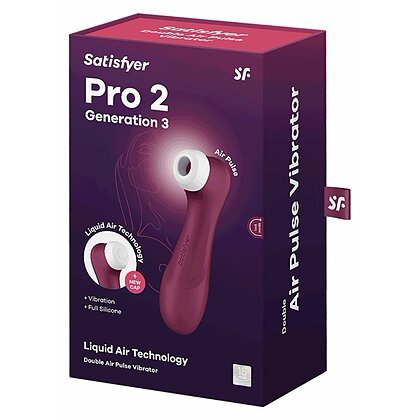 Vibrator Satisfyer Pro 2 Generation 3 Air Pulse Roșu 6