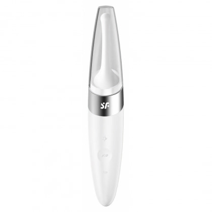 Satisfyer Twirling Delight White – Reîncărcabil, Discret Alb 3