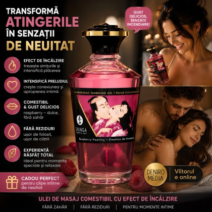 Senzualitate Înflăcărată Cu Esența Zmeurei 100ml 4