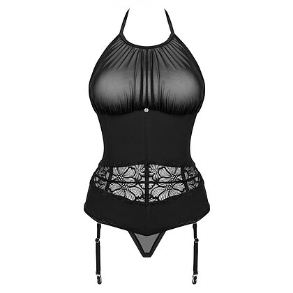 Corset Obsessive Serafia Negru XS-S