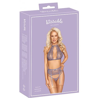 Set din Dantelă Kissable Gianna Mov L-XL 5