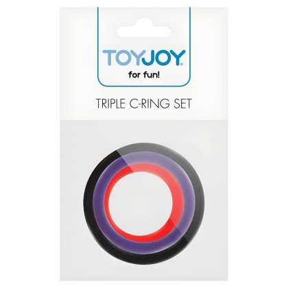 Set 3 Inele Penis Triple Rings Multicolor 2