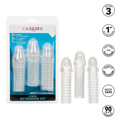 Set 3 Piese Prelungitoare Extension Transparent 2