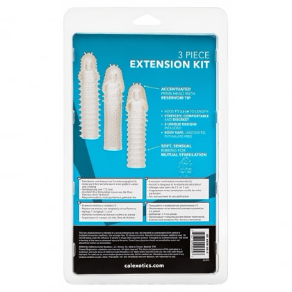 Set 3 Piese Prelungitoare Extension Transparent 4