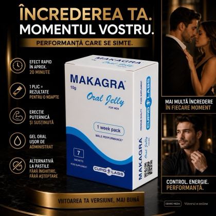 Set 7 Plicuri Stimulent Makagra Oral Jelly pentru Erecție 4