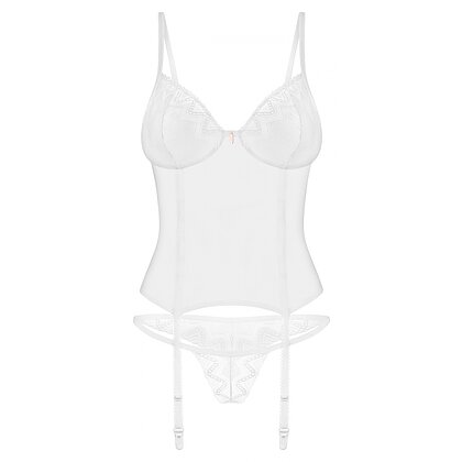 Corset Obsessive Alissium Alb XS-S 3