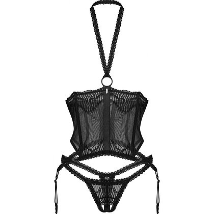 Set Obsessive Alliane Negru L-XL 3