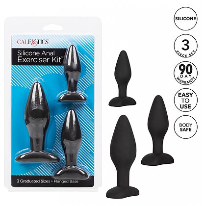 Set Anal Silicone Exerciser Negru 5