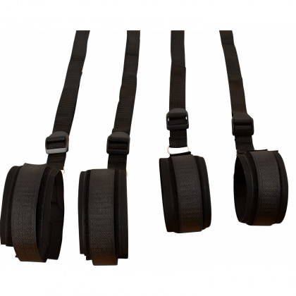 Set Bed Restraint Bondage Negru 3