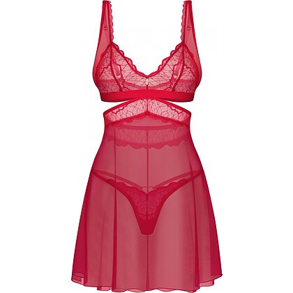 Babydoll Obsessive Cupide Desir Roșu S-M 2
