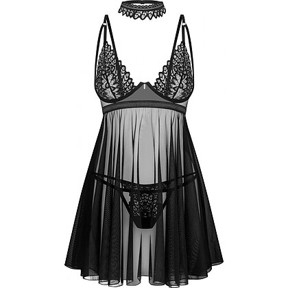 Babydoll Obsessive Donarella Negru XS-S 3