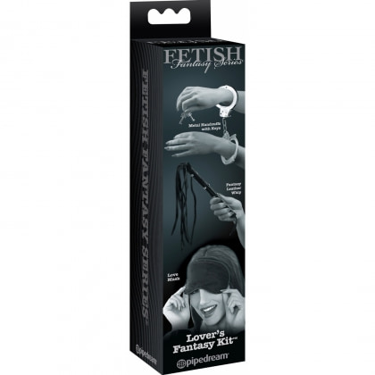Pachet Set Limited Edition Lovers Fantasy Negru + Gel Ejaculare Prematură Bull Power Delay 30ml 2