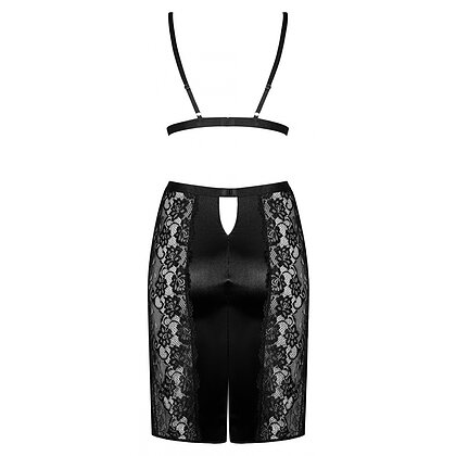 Set Fustă Și Sutien Obsessive Blanita Negru S-M 4