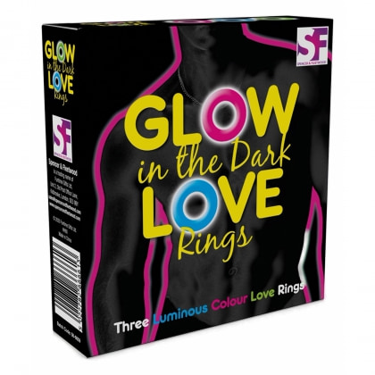 Set Inele Love Glow In The Dark Multicolor 2