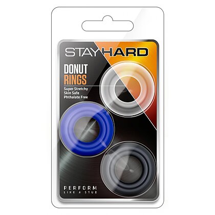 Set Inele Penis Stay Hard Donut Multicolor 4