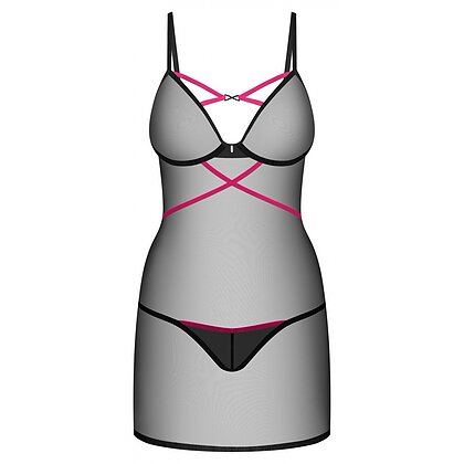 Chemise Obsessive Novenes Negru XL-2XL 3