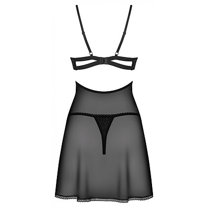 Chemise Obsessive Nutris Negru XS-S 4
