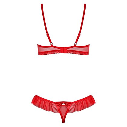 Set Obsessive 827-SET Roșu S-M 4