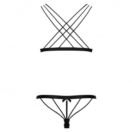 Set Obsessive 854-SET Negru S-M 4