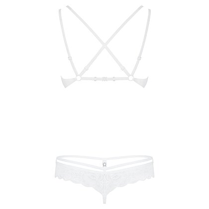 Set Obsessive 860-SET Alb L-XL 4