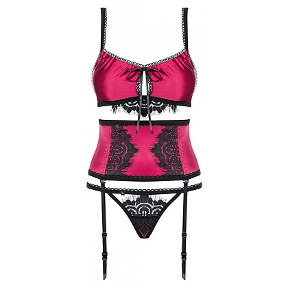 Set Obsessive 861-SEG Fuchsia S-M