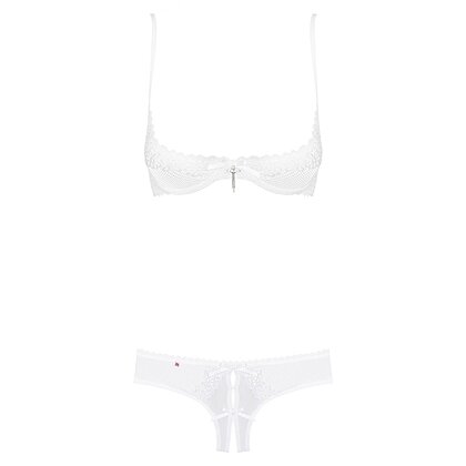 Set Obsessive Alabastra Alb S-M