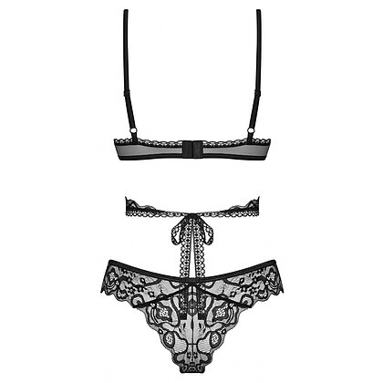 Set Obsessive Blomentis 2 Piese Negru XS-S 5
